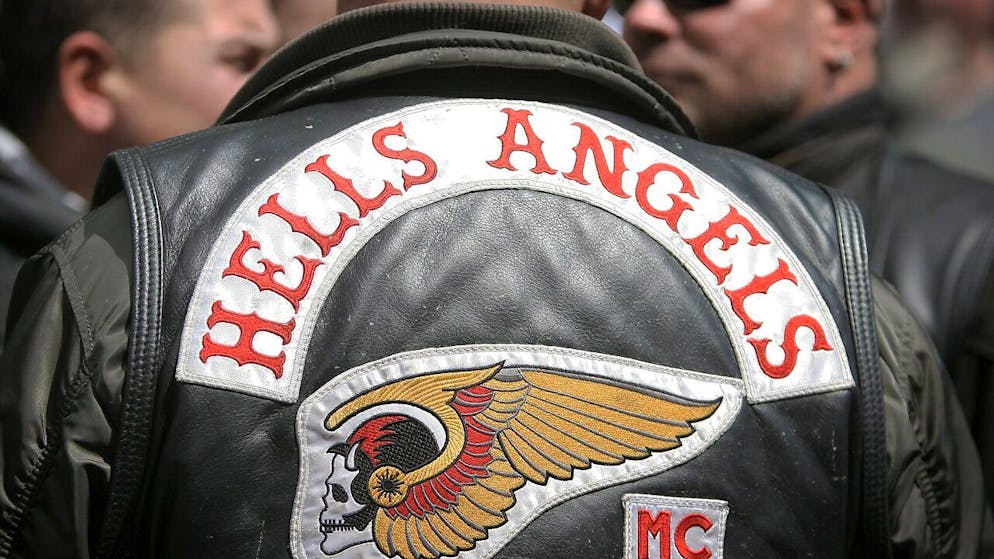 Mitglieder der Hells Angels 2012 in Frankfurt D. (Archivbild)