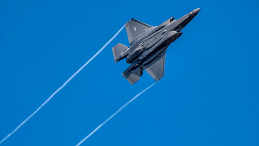 Der Kampfjet F-35: 36 Exemplare will die Schweiz kaufen. Gegner wehren sich mit einer Initiative.