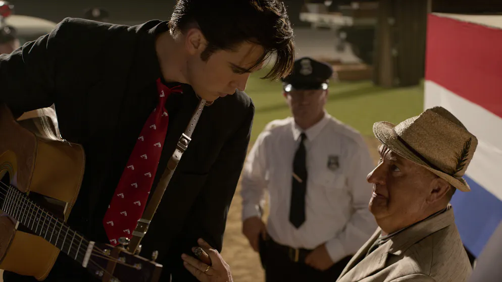 «Elvis» kommt ins Kino. Auch Haaröl und Schminke sind etwas dick aufgetragen