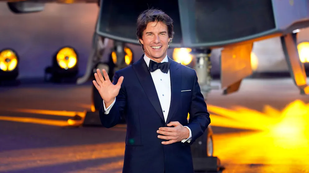 Die besten Filme des Jahres: So kannst du die Oscar-Kracher schauen. US-Schauspieler Tom Cruise bei der Premiere von «Top Gun: Maverick» in London. An den Oscars hat er zwar nicht teilgenommen, aber dennoch gewann der Film eine Trophäe für das beste Sound-Design.