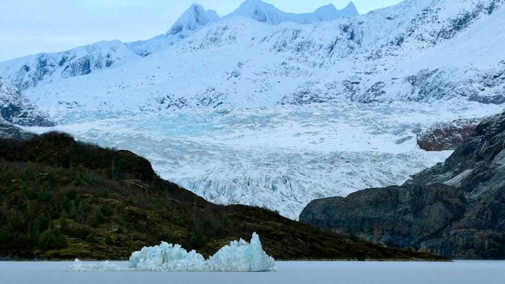 Der Mendenhall-Gletscher in Alaska.