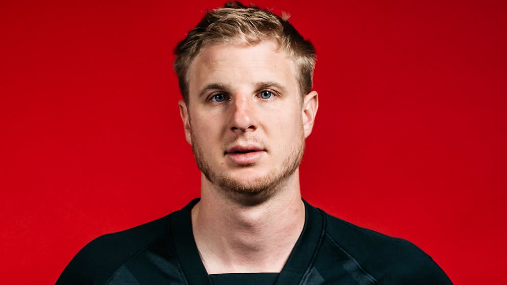 FRANKFURT AM MAIN, GERMANY - MAY 09: Martin Hinteregger of Eintracht Frankfurt poses for a portrait during the Eintracht Frankfurt UEFA Europa League Final media access day on May 09, 2022 in Frankfurt am Main, Germany. (Photo by Alexander Scheuber - UEFA/UEFA via Getty Images)