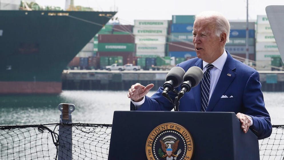 US-Präsident Joe Biden will mit seinen Verbündeten die Getreideversorgung wieder in Gang bringen. (Archiv)