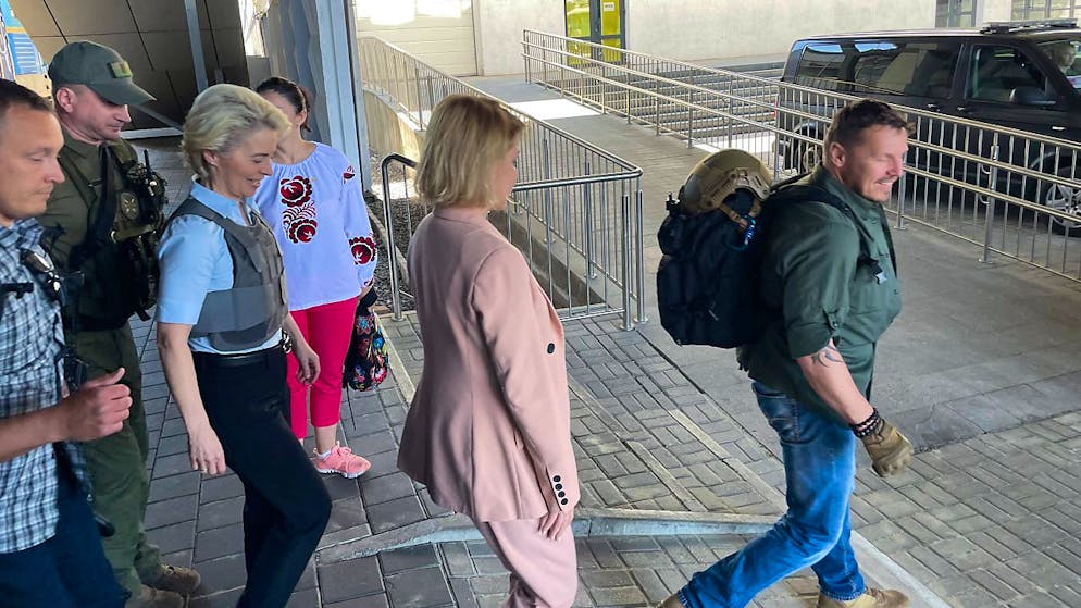 Gespräche über EU-Beitritt. Von der Leyen ist zum zweiten Mal nach Kiew gereist