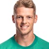 Portrait von Jonas Omlin, Torhueter der Schweizer Fussballnationalmannschaft, fotografiert am Donnerstag, 26. Mai 2022 in Bad Ragaz. (KEYSTONE/SFV/Christian Beutler)