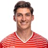 Portrait von Steven Zuber, Spieler der Schweizer Fussballnationalmannschaft, fotografiert am Donnerstag, 26. Mai 2022 in Bad Ragaz. (KEYSTONE/SFV/Christian Beutler)