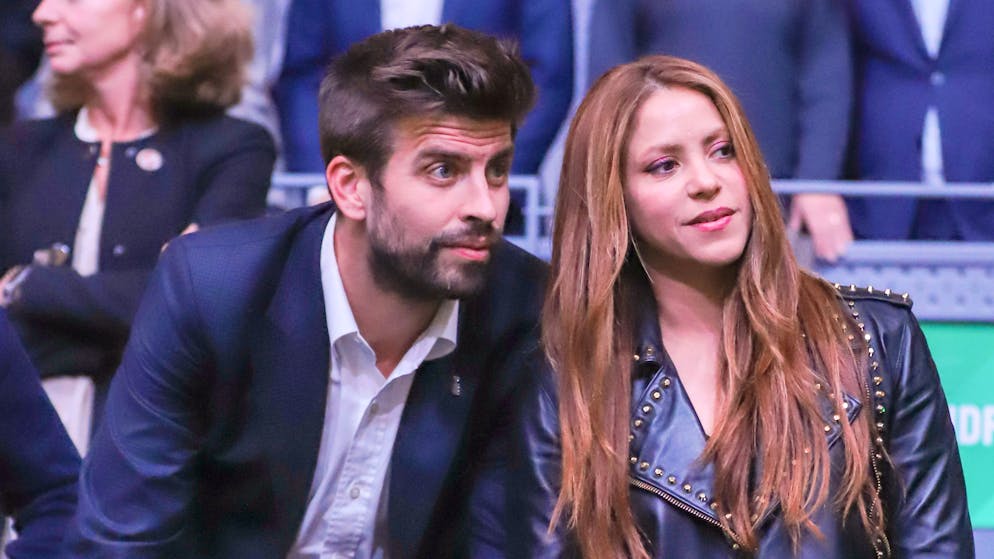 Gerard Piqué und Shakira am Davis Cup Final in Madrid 2019.