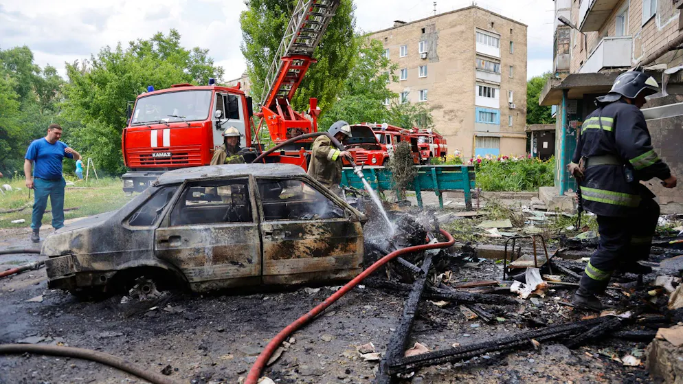 Ukraine-Übersicht. Gouverneur von Donezk ruft Hunderttausende zur Flucht auf +++ Rubel bricht an Börse ein