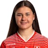 Portrait von Svenja Foelmli, Spielerin der Schweizer Fussballnationalmannschaft der Frauen, fotografiert am 5. April 2022 in Zuerich. (KEYSTONE/SFV/Severin Bigler)