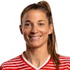 Portrait von Sandy Maendly, Spielerin der Schweizer Fussballnationalmannschaft der Frauen, fotografiert am 5. April 2022 in Zuerich. (KEYSTONE/SFV/Severin Bigler)