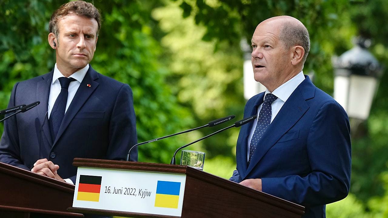 Deutschland. Scholz und Macron: Ukraine soll EU-Beitrittskandidat werden