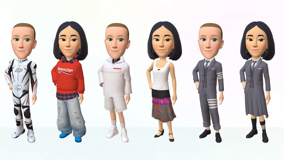 Mark Zuckerberg modelt jetzt für Balenciaga, Prada und Thom Browne.