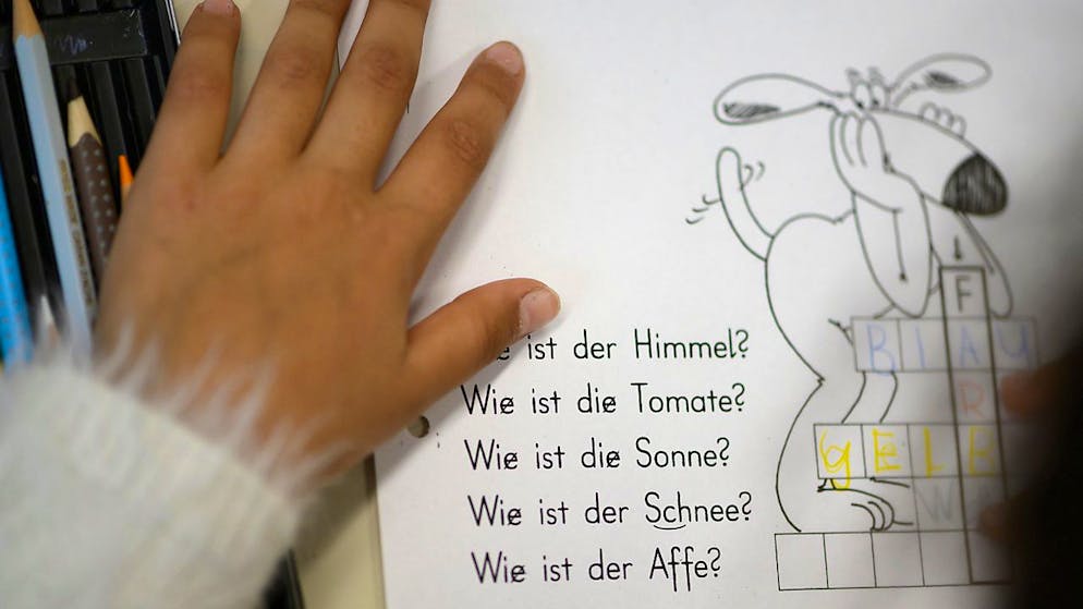 Sprachunterricht 2019 an einer Aargauer Primarschule. (Archivbild)
