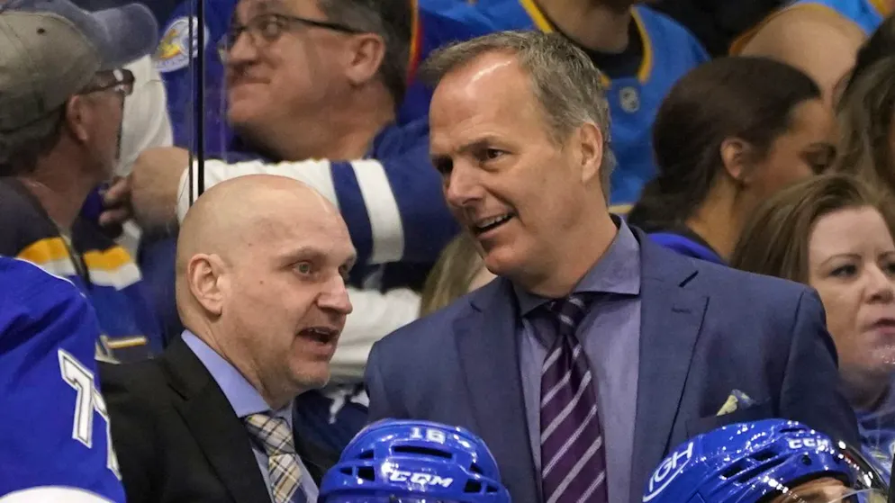 Derek Lalonde (links) ist der neue Chef von Pius Suter bei den Detroit Red Wings