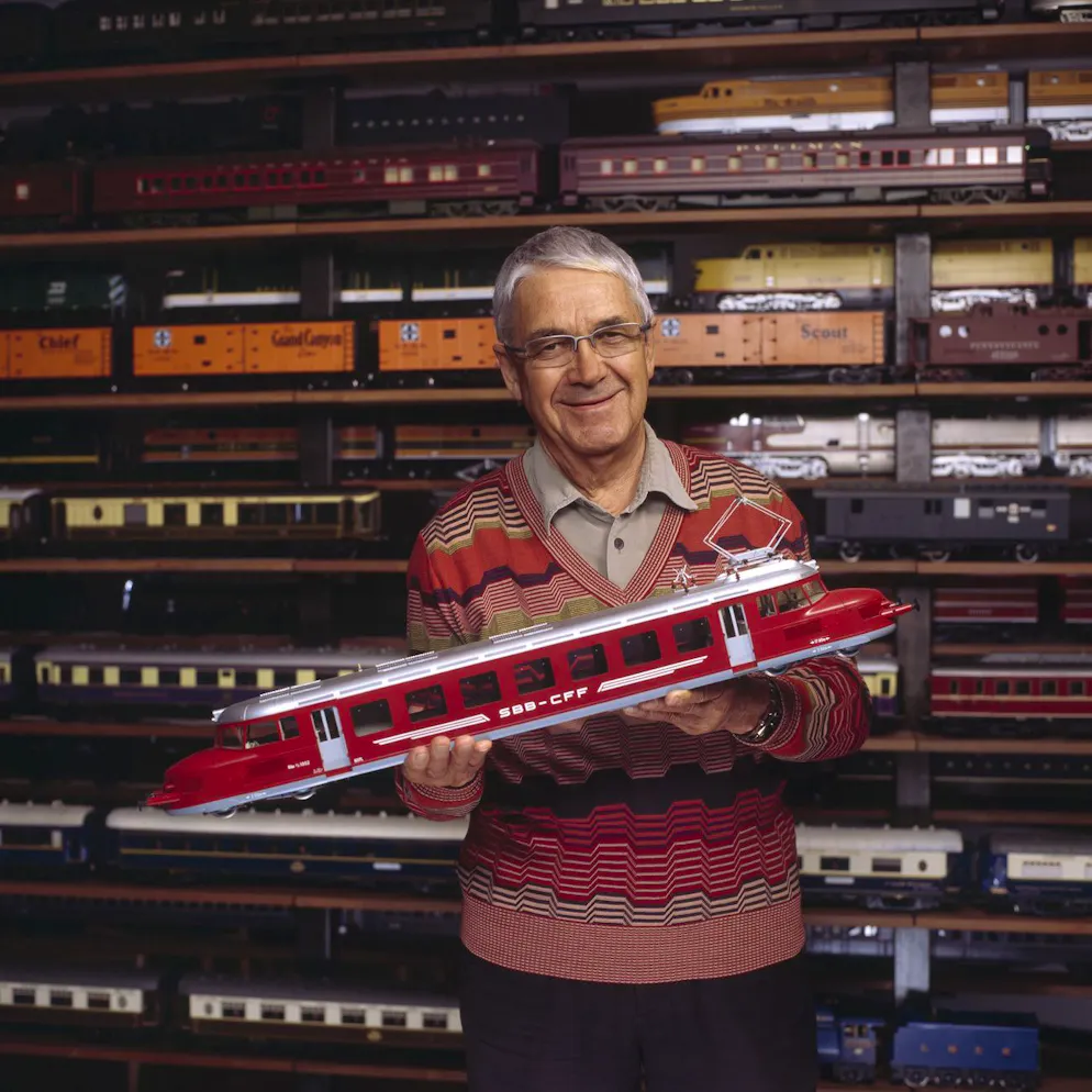 Claude Nobs, der 2013 gestorben ist, war ein grosser Musik- und Eisenbahnfan.