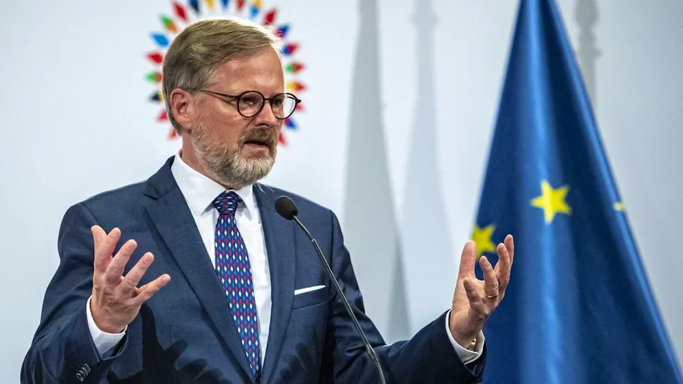 Der tschechische Ministerpräsident Petr Fiala.