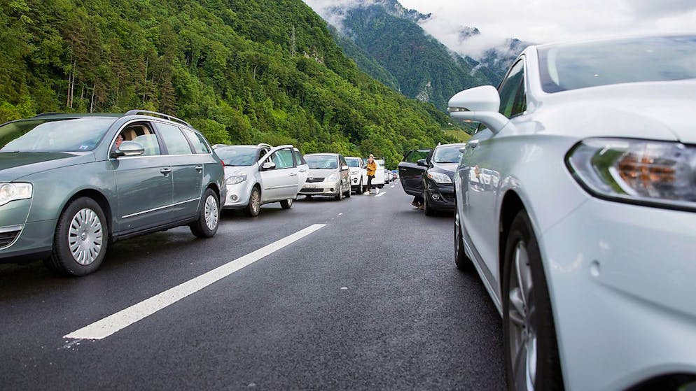 Gabegie. Un gros bouchon a paralysé l'A9 entre Aigle et Montreux