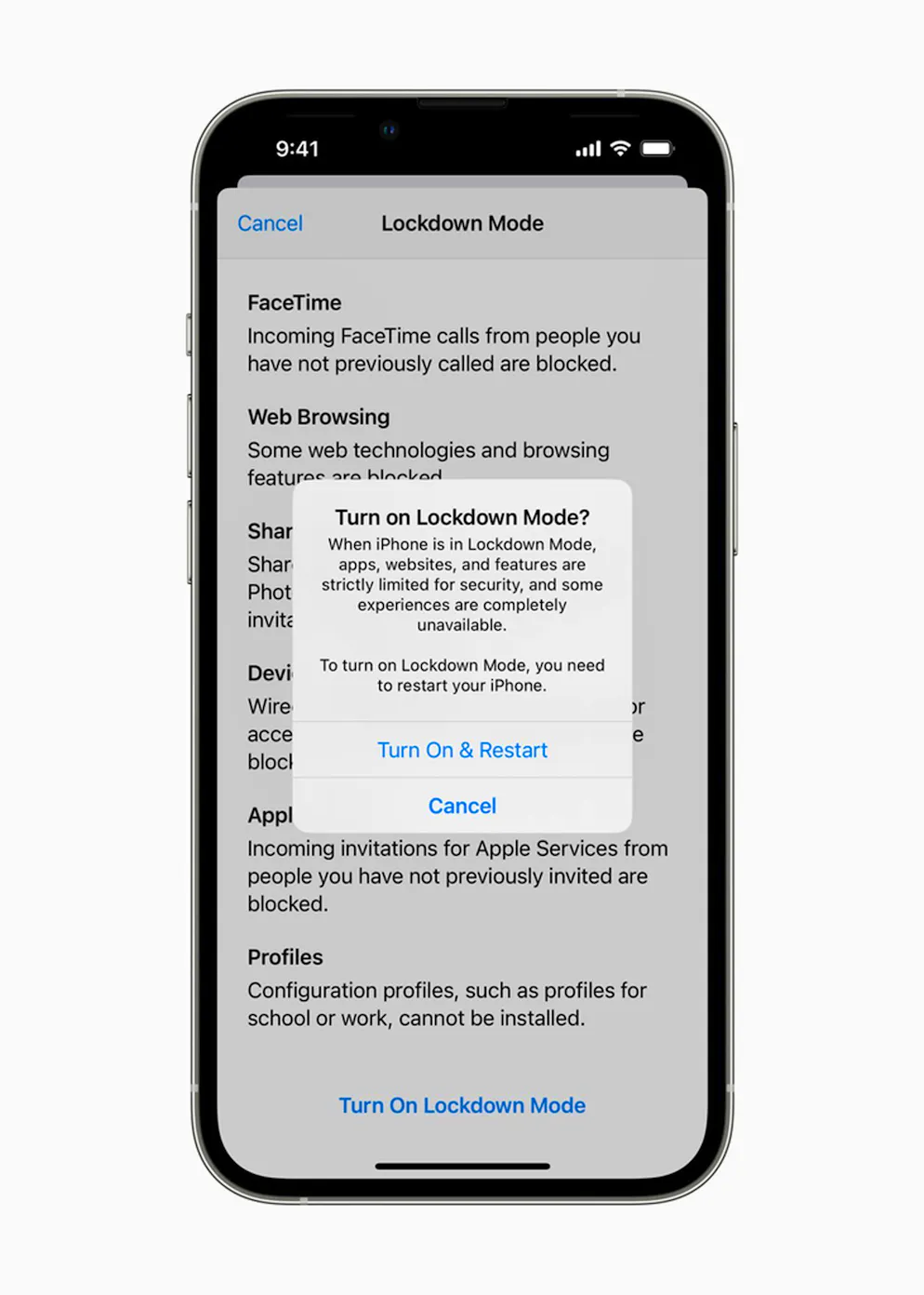 Mit dem «Lockdown Mode» können User ihre Geräte besser schützen.