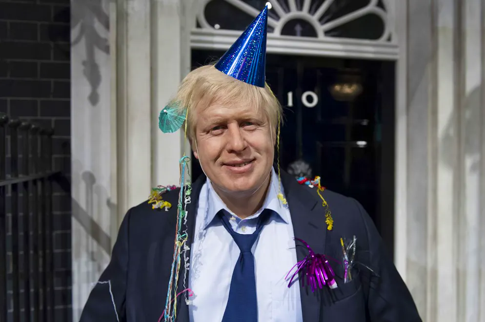 Best of Boris Johnson. Feiern gehört bei «Party-Boris» natürlich auch dazu. 