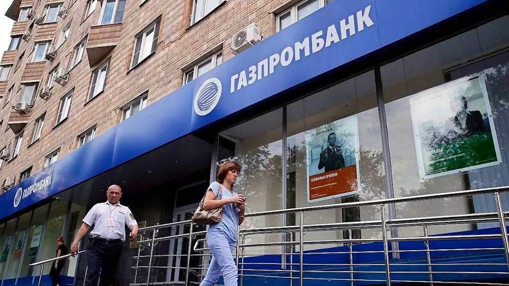 Die russische Gazprombank prüft nach den internationalen Sanktionen einen Verkauf wie auch weitere Optionen für ihre Schweizer Gesellschaft. (Archivbild)