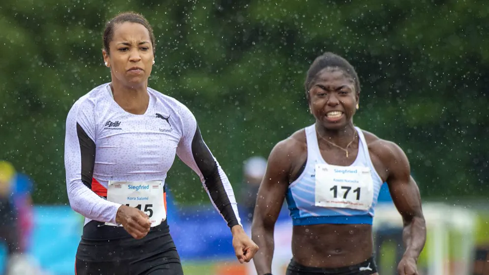 Natacha Kouni (rechts) ist in Topform
