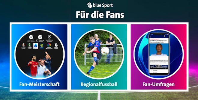 blue Sport für die Fans