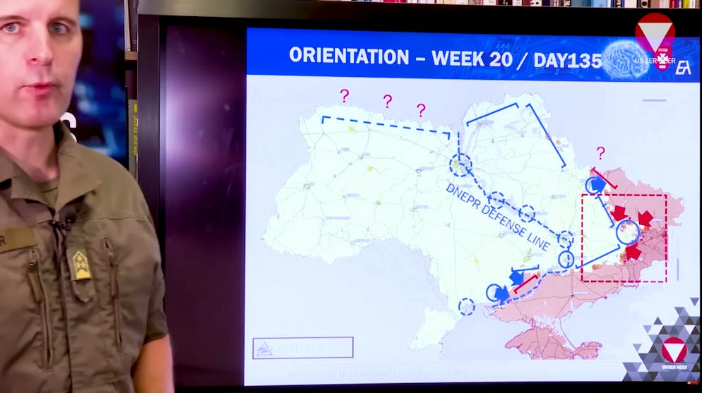 Drei Fronten, ein Krieg: Dr. Markus Reisner erklärt, was in der Ukraine geschieht.