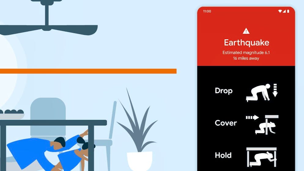 Neues Android-Feature. Google warnt jetzt auch in der Schweiz vor Erdbeben