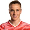 Portrait von Ana-Maria Crnogorcevic, Spielerin der Schweizer Fussballnationalmannschaft der Frauen, fotografiert am 5. April 2022 in Zuerich. (KEYSTONE/SFV/Severin Bigler)