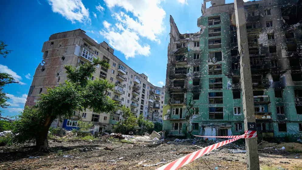 In Osteuropa versucht Russland durch Desinformation zu verschleiern, wer die Schuld für den Angriffskrieg in der Ukraine trägt.