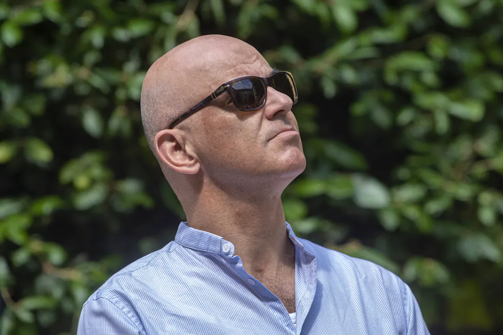 Bundesrat Alain Berset war als Privatperson in einem Mietflugzeug unterwegs. Im Bild: Der Innenminister bei der traditionellen Bundesratsreise in Mendrisio am 1. Juli 2022