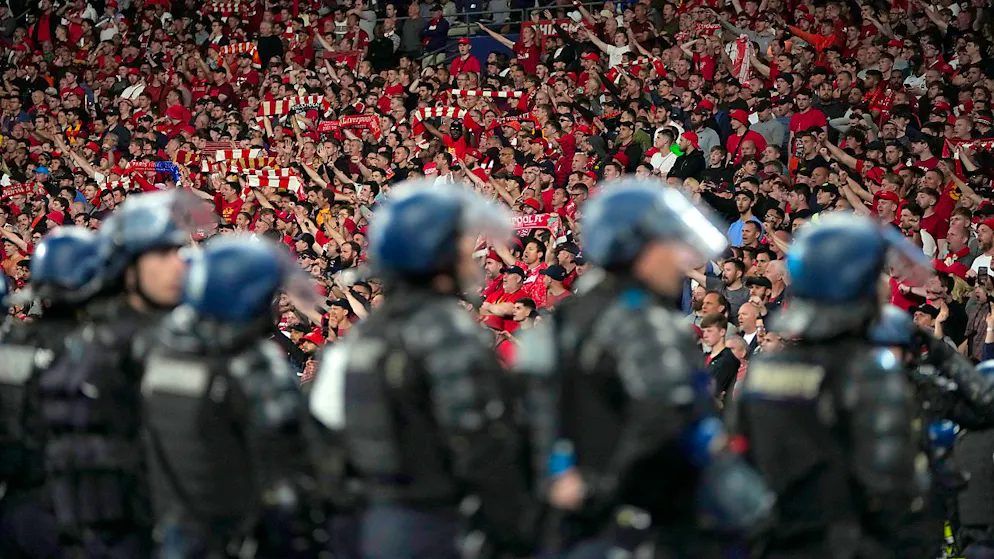 Beim Champions-League-Final in Paris diesen Mai musste die Polizei eingreifen.
