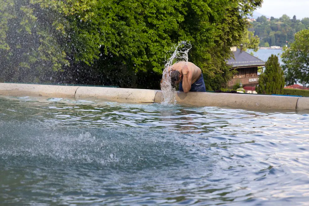 Auch in Genf sind Temperaturen von über 35 Grad am Donnerstag gemessen worden. (Archivbild)
