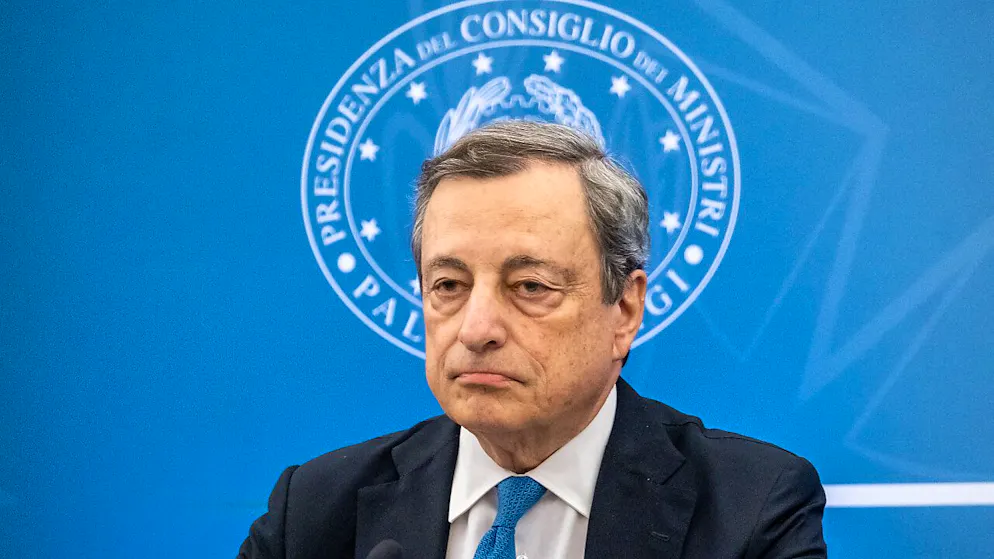 FILED - Italiens Regierungschef Draghi will zurücktreten. (Archivbild) Photo: Mauro Scrobogna/LaPresse via ZUMA Press/dpa