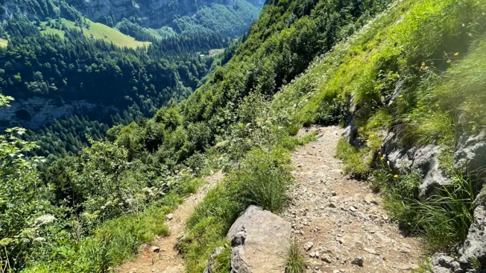 Zwei Personen sind auf Bergwanderweg beim Äscher in Appenzell Innerrhoden tödlich verunglückt.