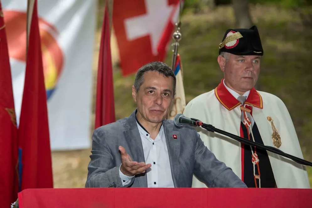 Die schönsten Bilder des Nationalfeiertags. Bundesrat Ignazio Cassis hält dieses Jahr die meisten Reden. (Archivbild)