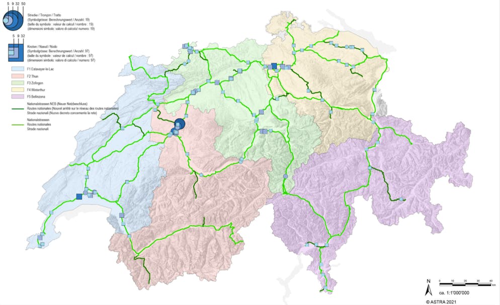 These Are The Three Most Dangerous Motorway Sections In Switzerland