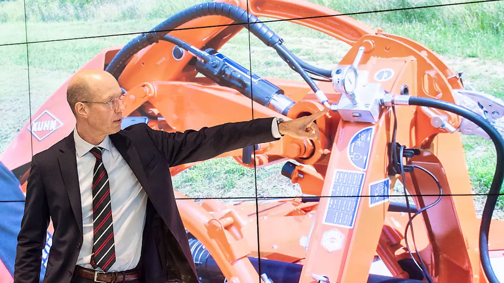 Bucher Industries-Chef Jacques Sanche kann im ersten Halbjahr deutlich mehr Umsatz und Gewinn ausweisen. (Archivbild)