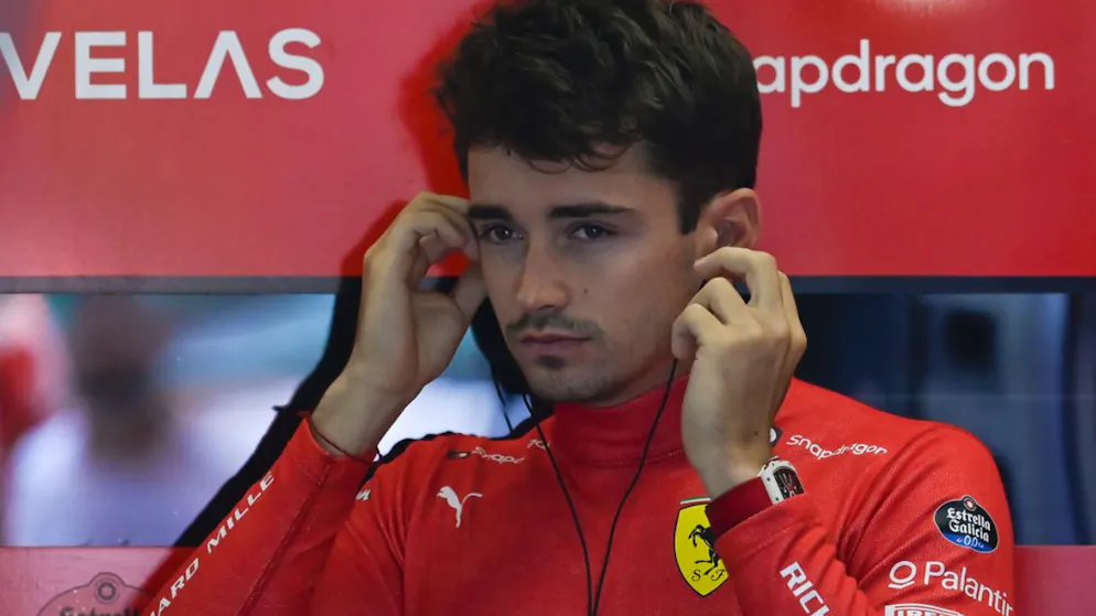Charles Leclerc hat in Budapest die Nase im Training vorne.