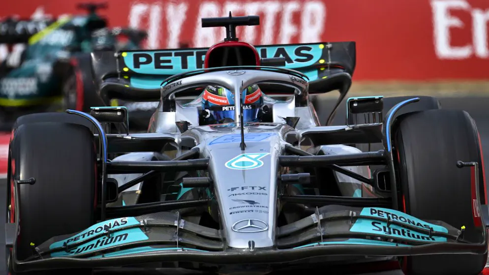 Georg Russell kann am Sonntag von ganz vorne in den GP von Ungarn starten.