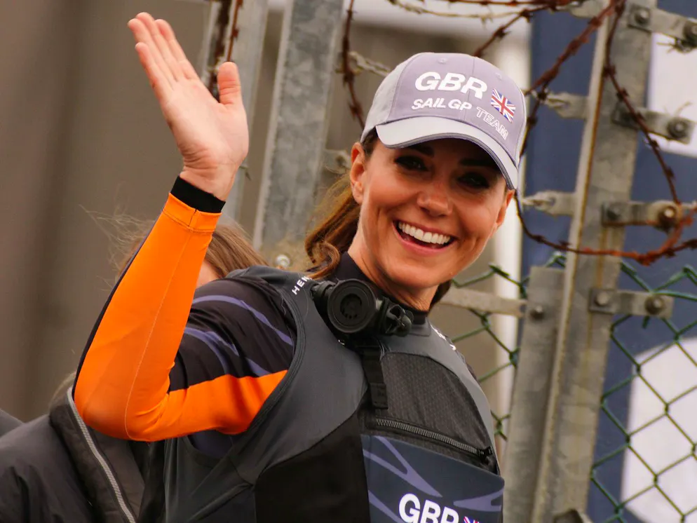 Herzogin Kate segelt mit britischem Team vor Plymouth - Gallery. Herzogin Kate beim Great Britain Sail Grand Prix in Plymouth.