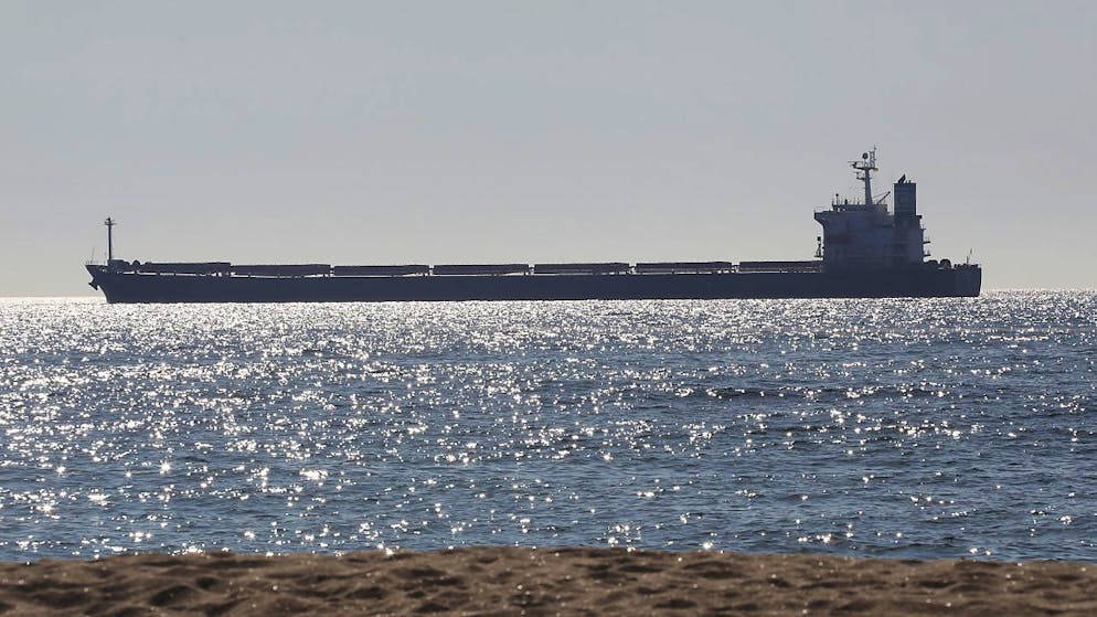 Un navire quitte le port d'Odessa chargé de 66'000 tonnes de céréales.
