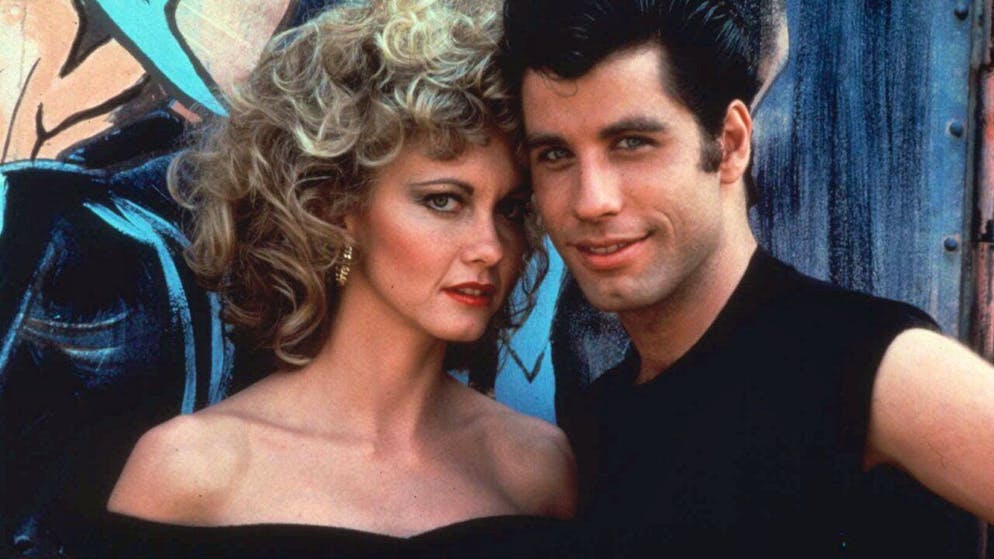 Olivia Newton-John e John Travolta ai tempi di Grease