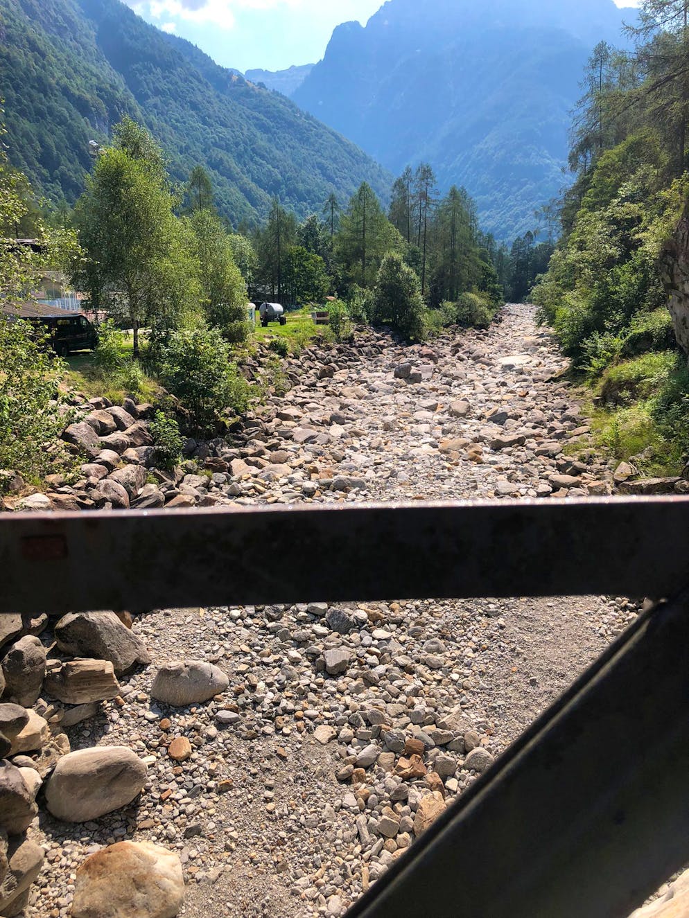 La desolazione riscontrata pochi giorni dopo (Sonogno, 5 agosto 2022)