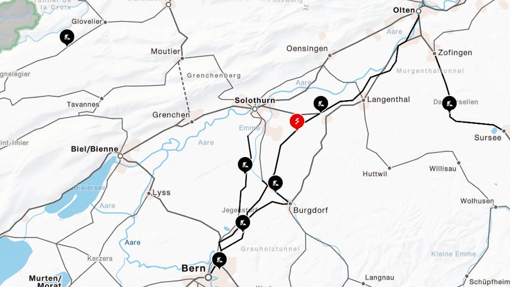 Noch fehlen die Details zur Kollision von Tieren mit einem Zug der SBB.