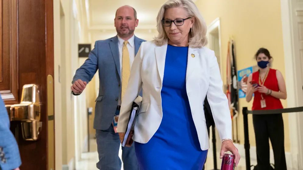 Shots fired at critic?. Trump provokes with violent fantasy about Liz Cheney