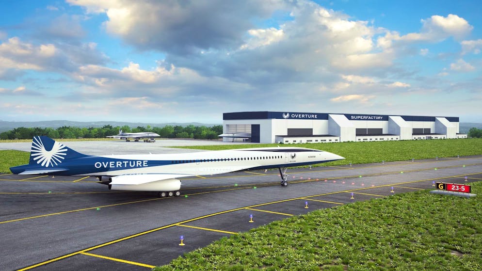 The supersonic jet factory has yet to be built.