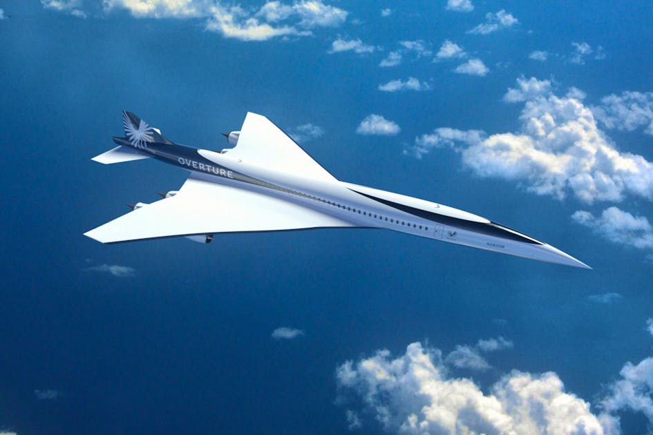 London-New York in 4 several hours.  Airlines acquire supersonic jets that exist only as drafts.