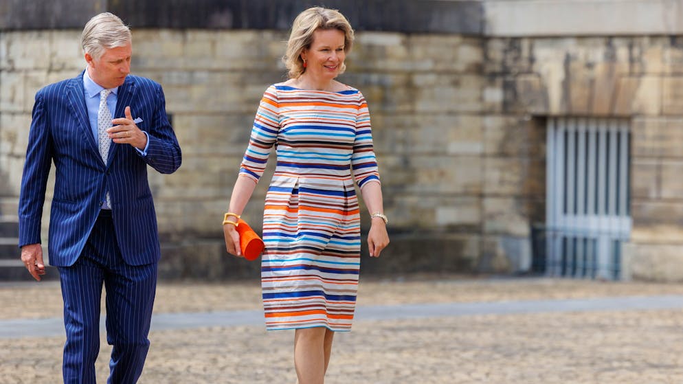 Prinzessin Delphines jahrelange Kampf um die Liebe ihres Vaters. 2013 dankte Albert ab und sein Sohn Philippe (auf dem Bild zusammen mit seiner Frau Mathilde) bestieg den Thron. Derweil entschloss sich Delphine weiter zu kämpfen.