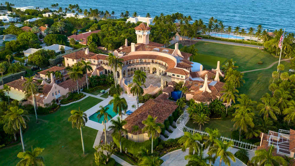 Donald Trump nutzt sein Anwesen Mar-a-Lago in Palm Beach, Florida, als Privatclub.